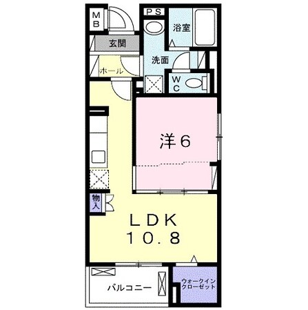 コントレイルの物件間取画像